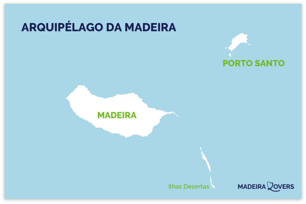 Mapa do arquipélago da Madeira