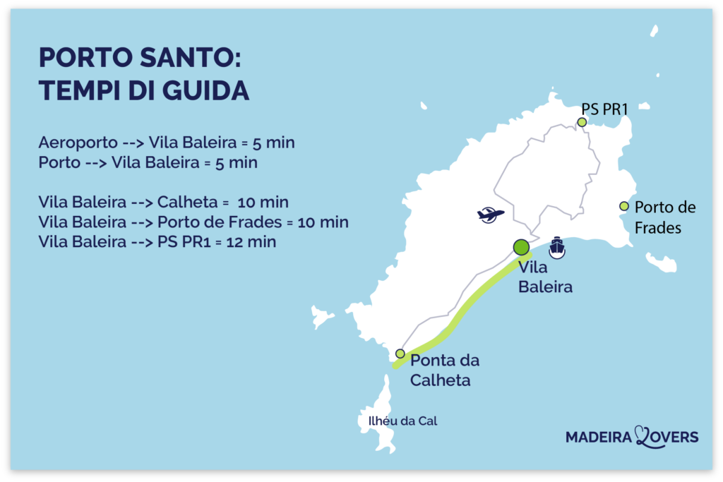 Tempo di guida Porto Santo