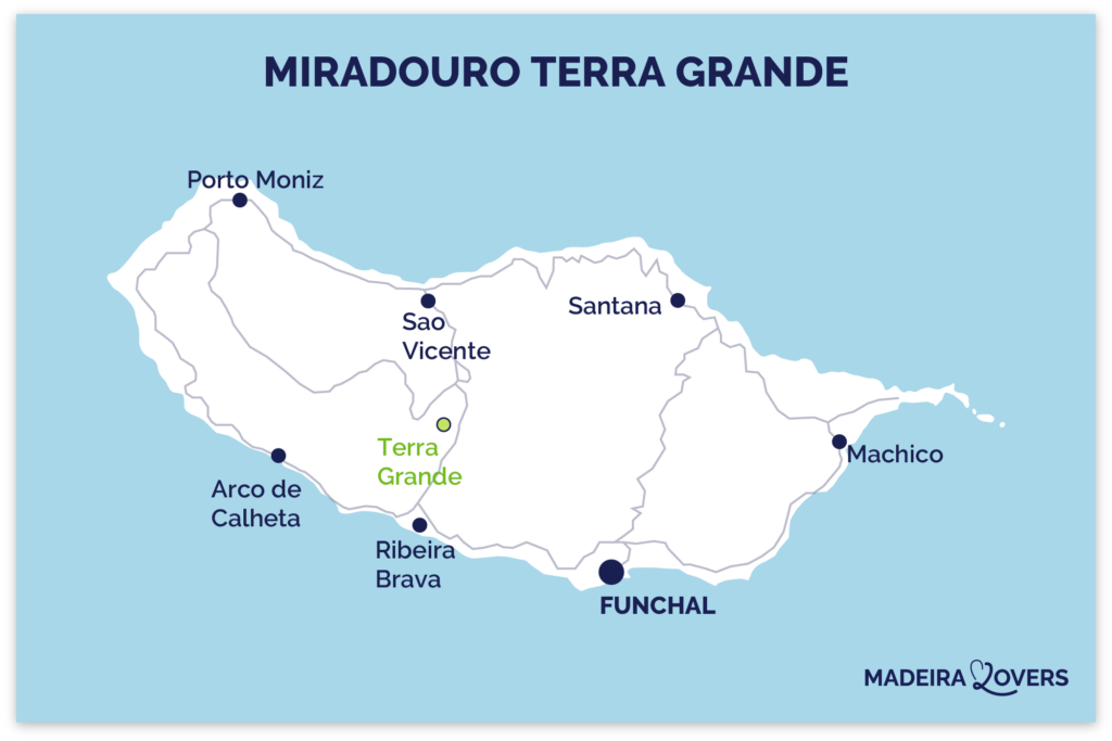 carte Miradouro Terra Grande Madere