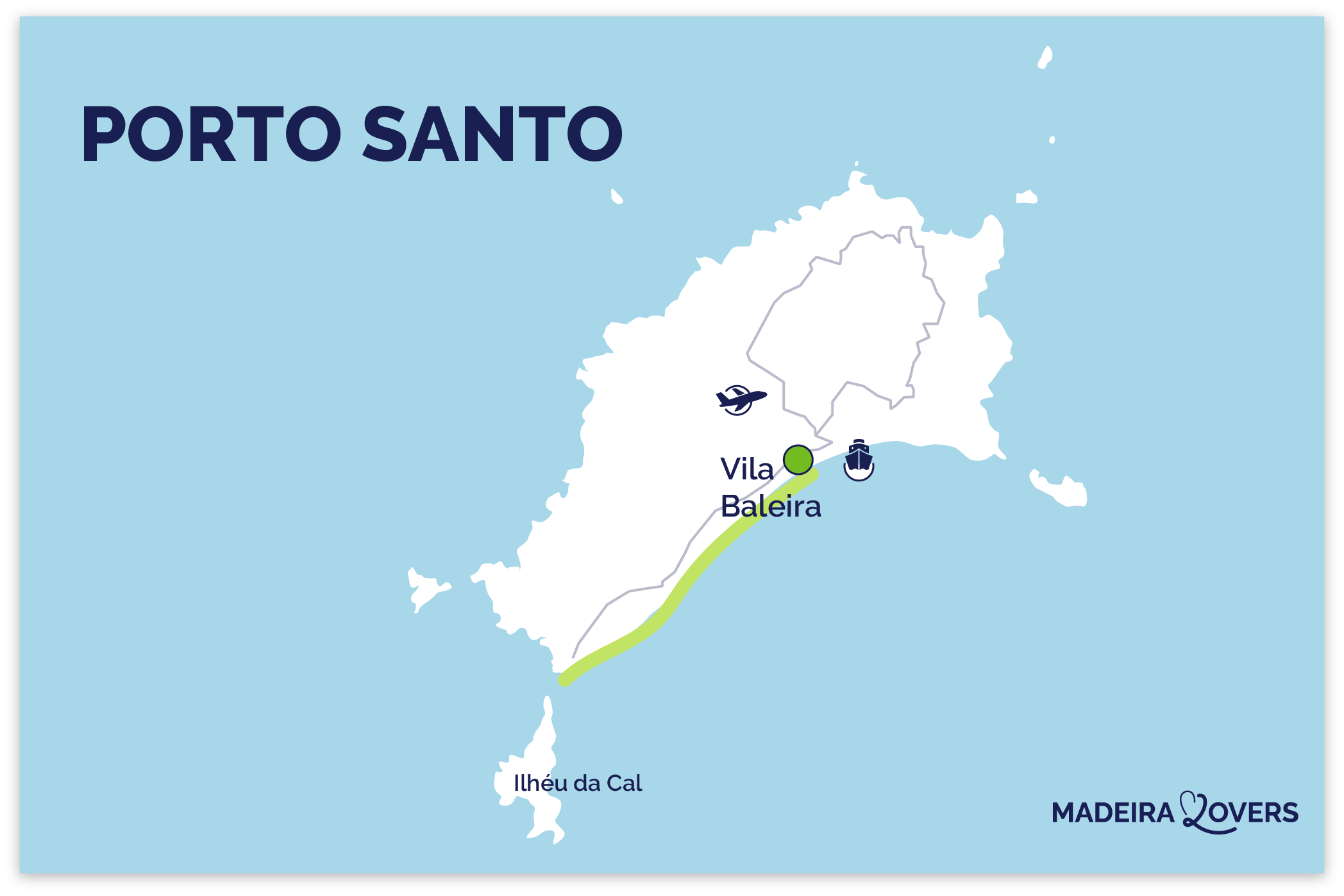 comment aller a Porto Santo aeroport ferry