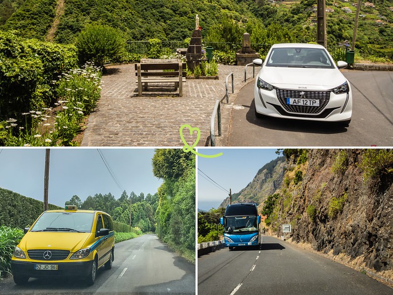 cómo moverse por madeira coche taxi autobús excursiones