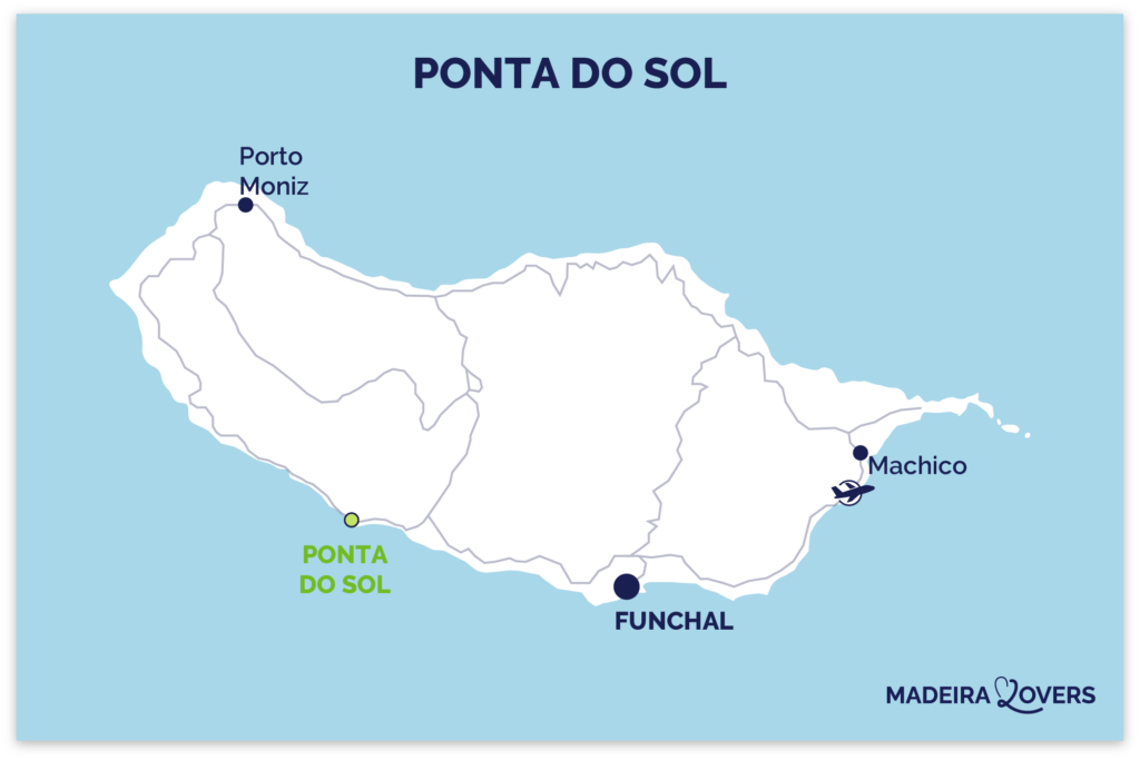 Ponta do Sol Madeira map