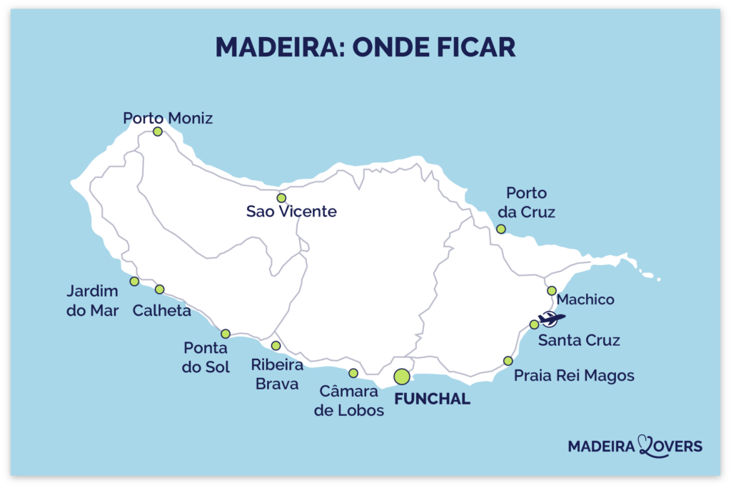 mapa onde ficar em madera